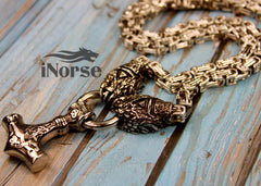 Bear Paw Viking Necklace | Norse Jewelry | Berserker Necklace | Mjolnir Pendant | Valknut | Norse Necklace | Nordic Amulet | Viking Jewelry