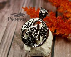 Celtic Knot Viking Necklace | Norse Jewelry | Trinity Knot Pendant | Viking Pendant | Gothic Amulet | Celtic Pendant | Nord | Viking Jewelry