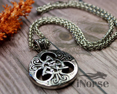 Celtic Knot Viking Necklace | Norse Jewelry | Trinity Knot Pendant | Viking Pendant | Gothic Amulet | Celtic Pendant | Nord | Viking Jewelry