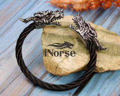 Dragon Viking Bracelet | Norse Armring | Nordic Torc | Norse Jewelry | Gothic Bracelet | Viking Wristband | Norse Bracelet | Viking Jewelry