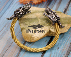 Dragon Viking Bracelet | Norse Armring | Nordic Torc | Norse Jewelry | Gothic Bracelet | Viking Wristband | Norse Bracelet | Viking Jewelry