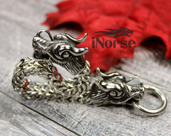 Nidhogg Dragon Bracelet | Norse Jewelry | Viking Bracelet | Nordic Torque | Viking Bangle | Norse Wristband | Gothic Dragon | Viking Jewelry