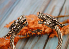 Dragon Viking Bracelet | Norse Armring | Nordic Torc | Norse Jewelry | Gothic Bracelet | Viking Wristband | Norse Bracelet | Viking Jewelry