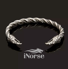 Eagle Viking Bracelet | Norse Jewelry | Viking Wristband | Norse Armring | Nordic Eagle Torc | Norse Jewelry | Gothic Torc | Viking Jewelry