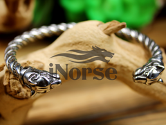 Freya Viking Bracelet | Norse Jewelry | Freyja Cats Armring | Freya Oath Ring | Viking Torc | Norse Armring | Viking Jewelry