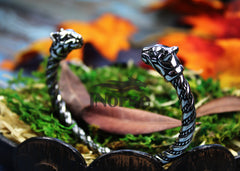 Freya Viking Bracelet | Norse Jewelry | Freyja Cats Armring | Freya Oath Ring | Viking Torc | Norse Armring | Viking Jewelry