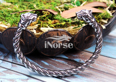 Freya Viking Bracelet | Norse Jewelry | Freyja Cats Armring | Freya Oath Ring | Viking Torc | Norse Armring | Viking Jewelry