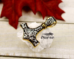 Mjolnir Viking Necklace | Thor Necklace | Norse Jewelry | Mjolnir Pendant | Norse Necklace | Viking Pendant | Thor's Hammer | Viking Jewelry