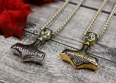 Mjolnir Viking Necklace | Berserker Pendant | Norse Jewelry | Thor's Hammer Pendant | Norse Necklace | Viking Hammer Pendant | Viking Jewelry