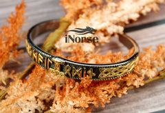 Mjolnir Runes Bracelet | Norse Jewelry | Viking Bracelet | Mjolnir Armring | Thor Torque | Norse Armband | Viking Torc | Norse Bangle | Celtic Cuff | Viking Jewelry