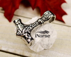 Mjolnir Viking Necklace | Norse Jewelry | Thor Necklace | Mjolnir Pendant | Norse Necklace | Viking Pendant | Thor's Hammer | Viking Jewelry