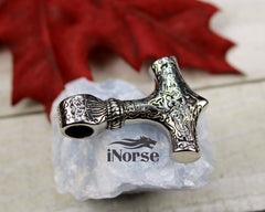 Mjolnir Viking Necklace | Norse Jewelry | Viking Pendant | Thor Necklace | Norse Pendant | Hammer Of Thor | Nordic Talisman | Viking Jewelry