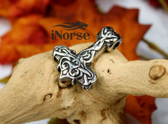 Thor's Hammer Viking Necklace | Celtic Design | Norse Jewelry | Mjolnir Necklace | Viking Pendant | Thor Necklace | Norse Necklace | Viking Jewelry