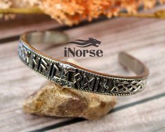 Mjolnir Runes Bracelet | Norse Jewelry | Viking Bracelet | Mjolnir Armring | Thor Torque | Norse Armband | Viking Torc | Norse Bangle | Celtic Cuff | Viking Jewelry