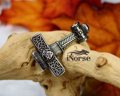 Thor's Hammer Viking Necklace | Mjolnir Pendant | Valknut Necklace | Norse Jewelry | Viking Pendant | Norse Necklace | Valknut Pendant | Gothic | Viking Jewelry