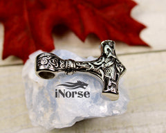 Mjolnir Viking Necklace | Norse Jewelry | Thor Necklace | Mjolnir Pendant | Norse Necklace | Viking Pendant | Thor's Hammer | Viking Jewelry