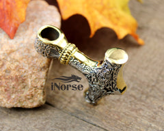 Thor's Hammer Viking Necklace | Mjolnir Pendant | Norse Jewelry | Viking Pendant | Nordic Talisman | Norse Necklace | Viking Jewelry