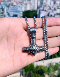 Mjolnir Viking Necklace | Norse Jewelry | Viking Pendant | Thor Necklace | Norse Pendant | Hammer Of Thor | Nordic Talisman | Viking Jewelry