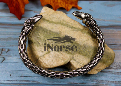 Odin's Ravens Viking Bracelet | Odin Oath Ring | Norse Jewelry | Viking Arm Ring | Norse Wristband | Hugin & Munin | Gothic | Viking Jewelry