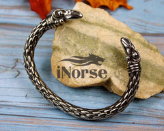 Odin's Ravens Viking Bracelet | Odin Oath Ring | Norse Jewelry | Viking Arm Ring | Norse Wristband | Hugin & Munin | Gothic | Viking Jewelry