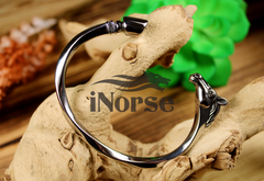 Odin Warhorse Viking Bracelet | Norse Jewelry | Viking Armring | Norse Bracelet | Sleipnir Torc | Ragnar Bangle | Torque | Viking Jewelry