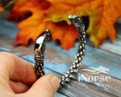 Dragons Viking Bracelet | Ragnar Armring | Norse Torque | Athelstan | Odin Oath Ring | Viking Arm Ring | Nordic Wristband | Viking Jewelry