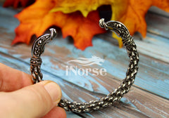 Dragons Viking Bracelet | Ragnar Armring | Norse Torque | Athelstan | Odin Oath Ring | Viking Arm Ring | Nordic Wristband | Viking Jewelry