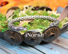 Ragnar Viking Bracelet | Norse Dragon Torque | Norse Jewelry | Athelstan | Odin Oath Ring | Viking Armring | Nordic Wristband | Viking Jewelry