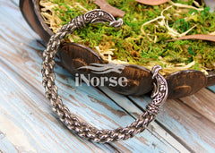 Dragons Viking Bracelet | Ragnar Armring | Norse Torque | Athelstan | Odin Oath Ring | Viking Arm Ring | Nordic Wristband | Viking Jewelry