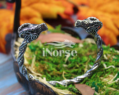 Thor's Goats Viking Bracelet | Norse Jewelry | Thor Armring | Viking Bangle | Norse Torque | Viking Arm Ring | Norse Torc | Viking Jewelry