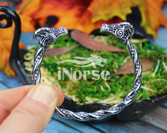 Thor's Goats Viking Bracelet | Norse Jewelry | Thor Armring | Viking Bangle | Norse Torque | Viking Arm Ring | Norse Torc | Viking Jewelry