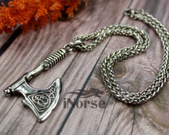 Battle Axe Viking Necklace | Norse Jewelry | Viking Pendant | Norse Necklace | Nordic Ax Amulet | Norse Warrior Pendant | Viking Jewelry