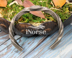 Viking Bangle Bracelet | Norse Torc | Viking Armring | Nordic Wristband | Norse Jewelry | Viking Arm Ring | Gothic Armband | Viking Jewelry