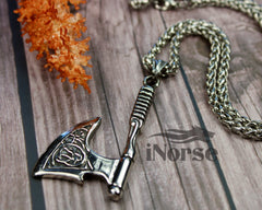 Battle Axe Viking Necklace | Norse Jewelry | Viking Pendant | Norse Necklace | Nordic Ax Amulet | Norse Warrior Pendant | Viking Jewelry