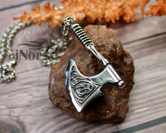 Battle Axe Viking Necklace | Norse Jewelry | Viking Pendant | Norse Necklace | Nordic Ax Amulet | Norse Warrior Pendant | Viking Jewelry