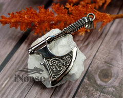 Battle Axe Viking Necklace | Norse Jewelry | Viking Pendant | Norse Necklace | Nordic Ax Amulet | Norse Warrior Pendant | Viking Jewelry