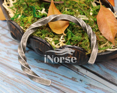 Viking Bangle Bracelet | Norse Torc | Viking Armring | Nordic Wristband | Norse Jewelry | Viking Arm Ring | Gothic Armband | Viking Jewelry